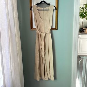 OZMA Wide Leg Jumpsuit “Ceramic” - Small